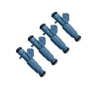 auto inyector combustible Accesorios Para Inyectores Combustible Automóviles 4 Piezas 0280156139 1984F3 Compatible Con Peugeot 206 RC 2003 2004 2005 2006 2007 307 2005 2006 2007 2.0