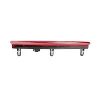 Auto Luz Freno Tercera Tercera Para Vw Para T5 Para Transporter Para Multivan Para Caravelle 2003-2015 1x Luz Freno Trasera Alto Nivel Con Lente Roja