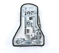 Auto luz Trasera para VW para Polo para Hatchback 2006-2010 Automática Y Soporte De Placa De Circuito Lámpara Sin Bombillas Accesorios para Automóvil Luz Trasera Faro Trasero Halógeno(2Only 1 Right)