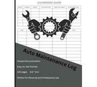 Auto Maintenance Log Book: Track, Monitor, and Record Every Detail or Personal & Professional Use-a short description emphasizing the book’s purpose.