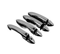 Auto Manija Exterior Puerta Para Accord Para Novena Para Generación 2013 2014 2015 2016 2017 Accesorios Estilo Cubierta Adhesiva Cromada Fibra Carbono Manija Lateral Puerta(Silver 2 buttons)