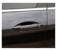 Auto Manija Exterior Puerta Para Accord Para Novena Para Generación 2013 2014 2015 2016 2017 Accesorios Estilo Cubierta Adhesiva Cromada Fibra Carbono Manija Lateral Puerta(Silver 0 button)