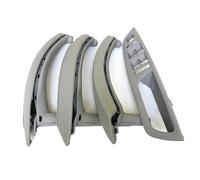 Auto Manija Interior Puerta Juego Completo Manija Cuero Reposabrazos Interior Puerta Conductor Derecho RHD Para X5 Para X6 Para E70 Para E71(RHD Gray 7pcs)