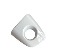 Auto Manillas Puertas Exterior Para A6 Para C7 Para Avant Para A7 2012-2018 4H1837879 1 Pieza LHD Tapa De Cerradura De Manija De Puerta Delantera Izquierda Derecha(Ibis White Left)