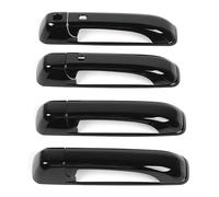Auto Manillas Puertas Exterior Para Dodge Para Ram 1500 2017-2010 Cubierta De Manija De Puerta Delantera Trasera Izquierda Derecha Negra Brillante Para Automóvil