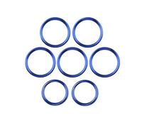 Auto Marco Ventilación CA Compatible Con Benz Para GLB-Class X247 2020-2023 Anillo Embellecedor De Ventilación De Aire Para Tablero De Automóvil Cubierta Decorativa Etiqueta