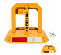 Auto Mercado Recambios Bloqueador Plegable para Parking con Llave - Cepos Parking - Barrera Parking Seguridad - Cepo para Plaza de Garaje - Protección Antirrobo - Bolardos para Parking