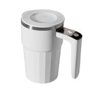 Auto mezclante | 380 ml acero inoxidable recargable USB con pantalla de temperatura | Autommezclante, para frío, picnic, camping, senderismo, té, leche, leche
