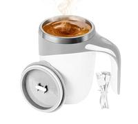 Auto Mixing Stainless Steel Mug, Electric Magnetic Stirring Travel Mug, Quiet Automatic Stirring Coffee Mug, Fast Charging Coffee Mug with Lid, Magnetic Stirring Mug 5,31 x 3,54 pulgadas for Coffee