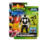 Playmates Toys Figura de acción Power Rangers Mighty Morphin Auto-Morphin Black Ranger