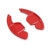 Auto Para Alhambra Para Ateca Para Leon 5F FR Para Tarraco Para Ibiza 6P Para Cupra ST Extensión Palanca Cambios Volante(Rojo carbón)