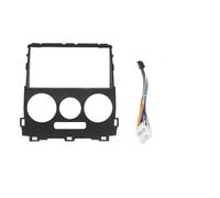 Auto para GX-470 2002 2003 2004 2005 2006 2007 2008 2009 Reproductor Video Audio 2 DIN Marco Tablero Panel Montaje Kit 9" Radio Fascia(Fascia y Cable A)