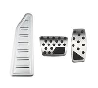 Auto Para Jeep Para Renegade AT 2015 2016 2017 2018-2022 LHD Pedales Coche Accesorios Pedal Acelerador Tapa Freno Tiras De Pedales Apoyo(AT With Silver Rest)