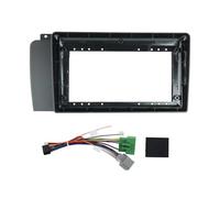 Auto para Volvo XC70 V70 S60 2004-2009, Marco Radio 9 Pulgadas 2 DIN Adaptador Fascia Kit Panel Montaje Tablero Decodificador Caja Canbus(Marco Canbus)