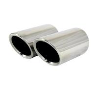 Auto Para VW Para Jetta 2009-2018 Para Sagitar 2011-2015 Para Polo 2012-2014 Para Golf 7 2013-2015 Punta De Escape Entrada 2,75 Pulgadas/7 Cm(Plata)