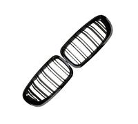Auto Parrilla Delantera 1 Par De Parrillas De Carreras Listones Dobles Color Negro Brillante Compatible Con Serie 5 Para F10 Para M5 2011 2012 2013 2014 2015 2016 51137203204