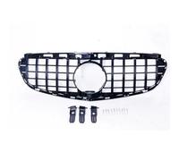 Auto Parrilla Delantera Accesorios De Rejilla Delantera De Malla Para Capó De Parachoques Superior De Coche Estilo GT Compatible Con Benz Para E63 S 4 Puertas 2014 2015(Black)