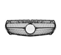 Auto Parrilla Delantera Compatible Con Para CLA-Class W117 Para AMG 2013-2018 2019 Rejilla De Admisión De Aire Superior Delantera Del Coche Radiador Estilo Negro Brillante(Style B)