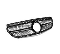 Auto Parrilla Delantera Compatible Con Para Clase B Para W246 2015 2016 2017 2018 2019 Rejilla Delantera De Carreras Para Capó Entrada De Aire Del Radiador Estilo De Coche(Black)