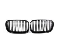 Auto Parrilla Delantera Compatible Con Para X5 E70 E71 2007 2008 2009 2010 2011 2012 2013 Rejilla Delantera De Riñón De Doble Línea Para Radiador De Admisión De Aire