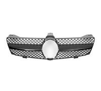 Auto Parrilla Delantera Cromada Y Diamante Negro Para Mercedes Para Benz CLS Clase W219 CLS63 Para AMG CLS350(Negro brillante)