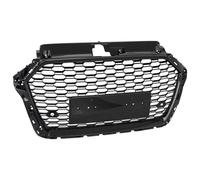 Auto Parrilla Delantera Reemplazo De Parrilla De Parachoques Delantero De Coche Con Rejilla De Panal Negra Brillante Compatible Con Para A3 8V 2017 2018 2019 2020