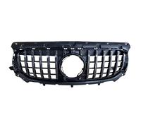 Auto Parrilla Delantera Rejilla Central Delantera Racing Grill GT R Estilo Capó Rejilla De Malla De Repuesto Compatible Con Benz GLA Para Clase H247 2024 2025(Silver)
