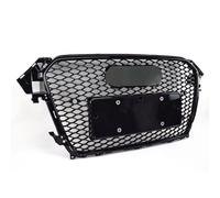 Auto Parrilla Delantera Rejilla De Parachoques Delantero De Malla Panal Parrilla Superior Carreras Negra Brillante Compatible Con A4 Para S4 B8.5 2013 2014 2015 Para RS4 Estilo