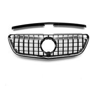 Auto Parrilla Delantera Rejilla Delantera Estilo GT Reemplazo De Rejilla De Malla De Capó Central Compatible Con Benz Para Metris Para V260 W447 2016 2017 2018 2019 2020(Black)