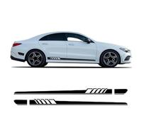 Auto Pegatinas de Calcomanías Body Lateral,para BENZ CLA Class CLA45 CLA35 AMG C117 X117 W117 C118 Pegatina de Falda Lateral para Puerta de Coche,calcomanías de decoración para el Cuerpo del Coche.