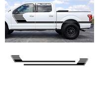 Auto Pegatinas de Calcomanías Body Lateral para Ford F150 SPOR,Pegatinas de Vinilo,Conjunto de Estilo Raing de PVC,Grey