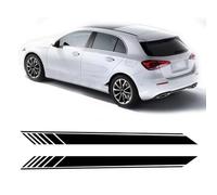 Auto Pegatinas de Calcomanías Body Lateral,para Mercedes Benz A Classe W176 W177 V177 X117 A45 A35 S Pegatina de Falda Lateral para Puerta de Coche,calcomanías de decoración para el Cuerpo del Coche.