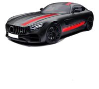 Auto Pegatinas de Calcomanías Body Lateral,para Mercedes Benz AMG GT C190 R190 GTS GTR GTC 2015-2021 Pegatina de Falda Lateral para Puerta de Coche,calcomanías de decoración para el Cuerpo del Coche.
