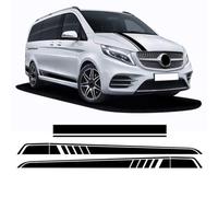 Auto Pegatinas de Calcomanías Body Lateral,para Mercedes Benz Classe V W447 Vito Viano 2014-2025 Pegatina de Falda Lateral para Puerta de Coche,calcomanías de decoración para el Cuerpo del Coche.