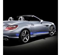 Auto Pegatinas de Calcomanías Body Lateral,para Mercedes Benz SLK Classe R170 R171 R172 SLK55 AMG Pegatina de Falda Lateral para Puerta de Coche,calcomanías de decoración para el Cuerpo del Coche.