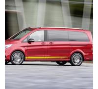 Auto Pegatinas de Calcomanías Body Lateral,para Mercedes Benz Vito V Class Viano W447 V260 W639 W638 Pegatina de Falda Lateral para Puerta de Coche,calcomanías de decoración para el Cuerpo del Coche.
