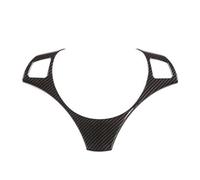 auto pegatinas interior Compatible Con 1 Series 3 Series E90 E92 E93 E82 E87 X1 E84 Panel Interior Volante Interruptor Botón Textura, Cubierta Decorativa.(Carbon Texture)