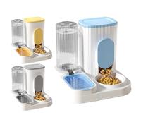 Auto Pet Feeder, Dog Water Dispenser, Cat Feeding Station, 2 in 1 Food and Water Design, Removable Bowl for Freshness, Home Feeding Solution, 10.83x10.71x10.24