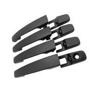 Auto Piezas manija puerta Compatible Con Ford Para Focus 2008 2009 2010 2011 Algo Exterior Puerta Automóvil Trasero Hacia Parte Posterior Izquierda A Derecha OEM: 8S4Z-5422404-AA(Black)