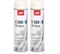 AUTO-PLAST PRODUKT Protección contra guijarros blanco (Paquete de 2)