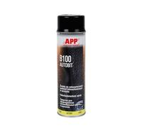 APP B100 Protección bituminosa para bajos en spray | Pintura antigravilla coche bituminosa | Spray antigravilla negro | Con propiedades antioxidantes, antigravilla y fonoabsorbentes | Negro | 500ml