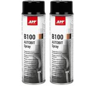 AUTO-PLAST PRODUKT Protección contra guijarros Negro (Paquete de 2)