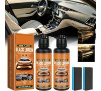 Auto Plastic Restorer Kit,Plastic Restorer for Cars,Auto Plastic Black Lotion,Kunststoff-Pfleger Für Auto Innenraum,Automotive Exterior&Interior,Can Restore The Luster of Faded Plastics&Rubber (2)