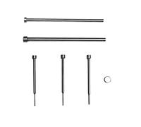 Auto-plaza Juego de herramientas de extracción de pines remotos para llave de coche con pin plegable para llave de coche, herramienta de reparación de instalación rápida