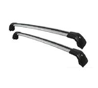 Auto Portaequipajes Barras para Ford para Equator 2020+ Barras Techo Aleación Aluminio Barras Laterales Rieles Transversales Portaequipaje Techo(Black Silver)