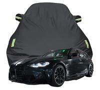 Auto Protección Cubierta para BMW M3 Touring Competition xDrive 2024 2025 2026, Anti Nieve/Rasguño/UV Oxford Tarpa de Coche, Todo Clima Oxford Tarpa Coche Funda,Black-Plus-Cotton