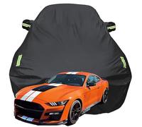 Auto Protección Cubierta para Ford Mustang Shelby GT500, Oxford Tarpa de Coche, Outdoor Car Cover Protección Solar Waterproof Breathable,Black-Plus-Cotton