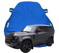 Auto Protección Cubierta para Land Rover Defender 90 V8 Carpathian, Anti Nieve/Rasguño/UV Oxford Tarpa de Coche, Todo Clima Oxford Tarpa Coche Funda,Blue-Plus-Cotton