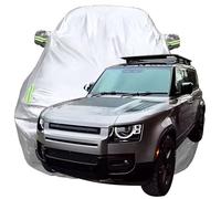 Auto Protección Cubierta para Land Rover Defender Defender 110X, Anti Nieve/Rasguño/UV Oxford Tarpa de Coche, Todo Clima Oxford Tarpa Coche Funda,Silver-Plus-Cotton