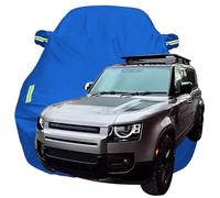 Auto Protección Cubierta para Land Rover Defender Defender 110X, Anti Nieve/Rasguño/UV Oxford Tarpa de Coche, Todo Clima Oxford Tarpa Coche Funda,Blue-Plus-Cotton